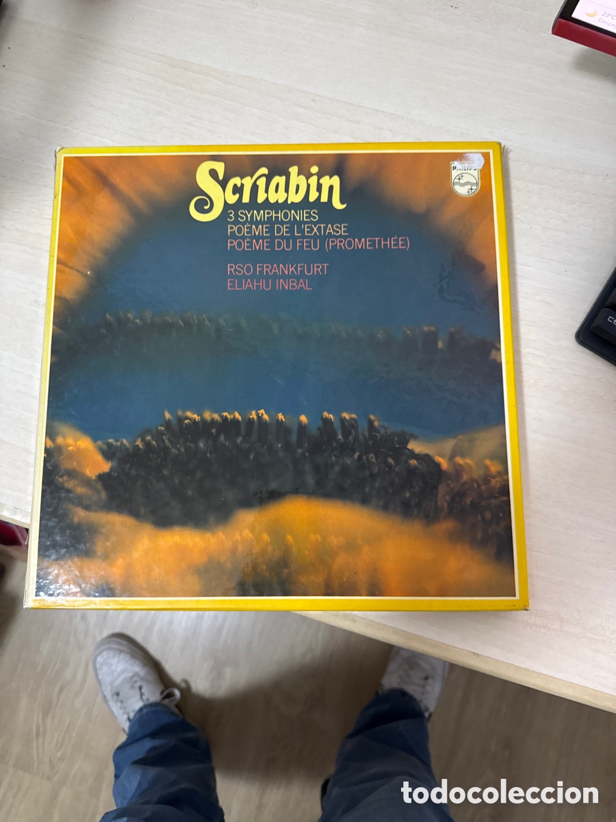 Discos de vinilo: DISCO VINILO SCRIABIN 3 SYMPHONIES PHILIPS 1980