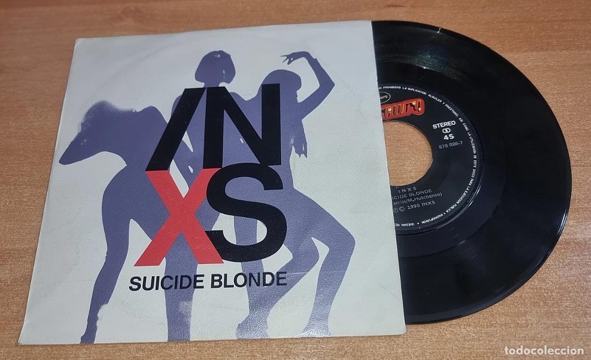 Discos de vinilo: INXS Suicide blonde 7&rdquo; SINGLE VINILO 1990 ESPA&Ntilde;A MICHAEL HUTCHENCE CONTIENE 2 TEMAS