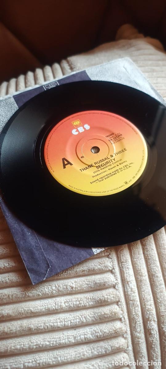 Discos de vinilo: THANE RUSSAL & THREE - SECURITY - SG - REEDICI&Oacute;N - MONO - MOD