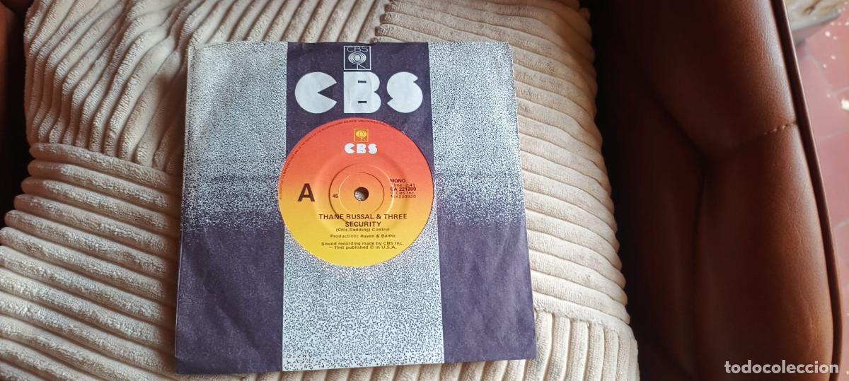 Discos de vinilo: THANE RUSSAL & THREE - SECURITY - SG - REEDICI&Oacute;N - MONO - MOD - Foto 3