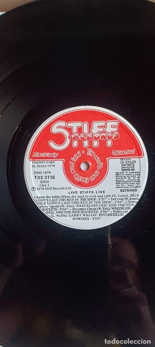 Discos de vinilo: LIVE STIFFS - Live - LP - 1978 - Edici&oacute;n Espa&ntilde;ola - Foto 3