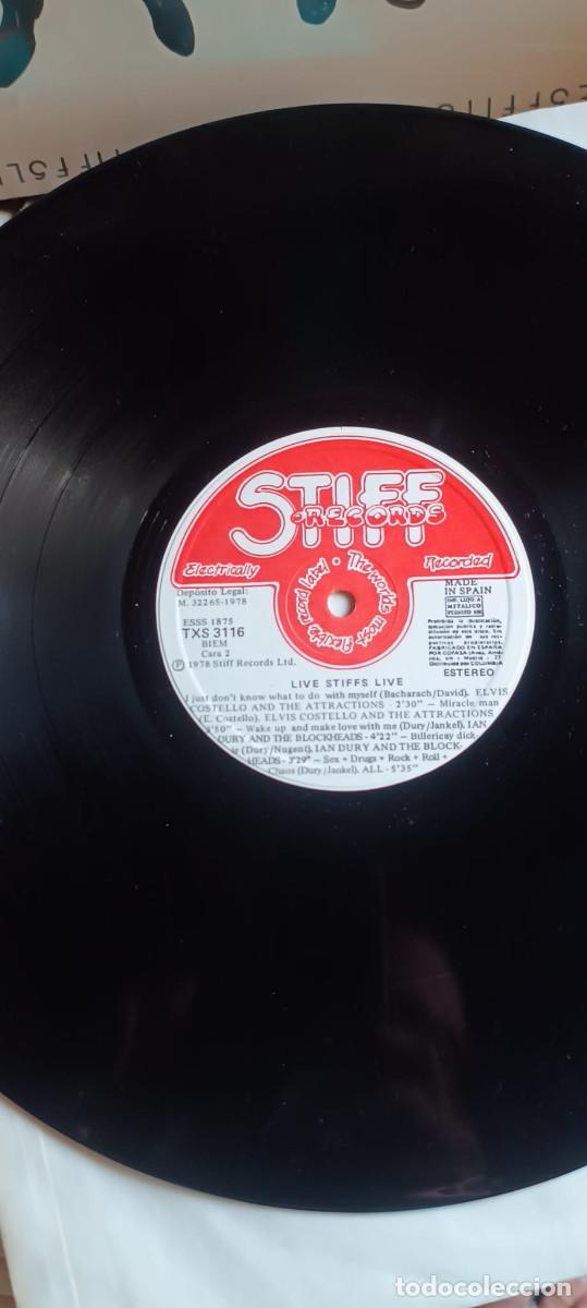 Discos de vinilo: LIVE STIFFS - Live - LP - 1978 - Edici&oacute;n Espa&ntilde;ola - Foto 4