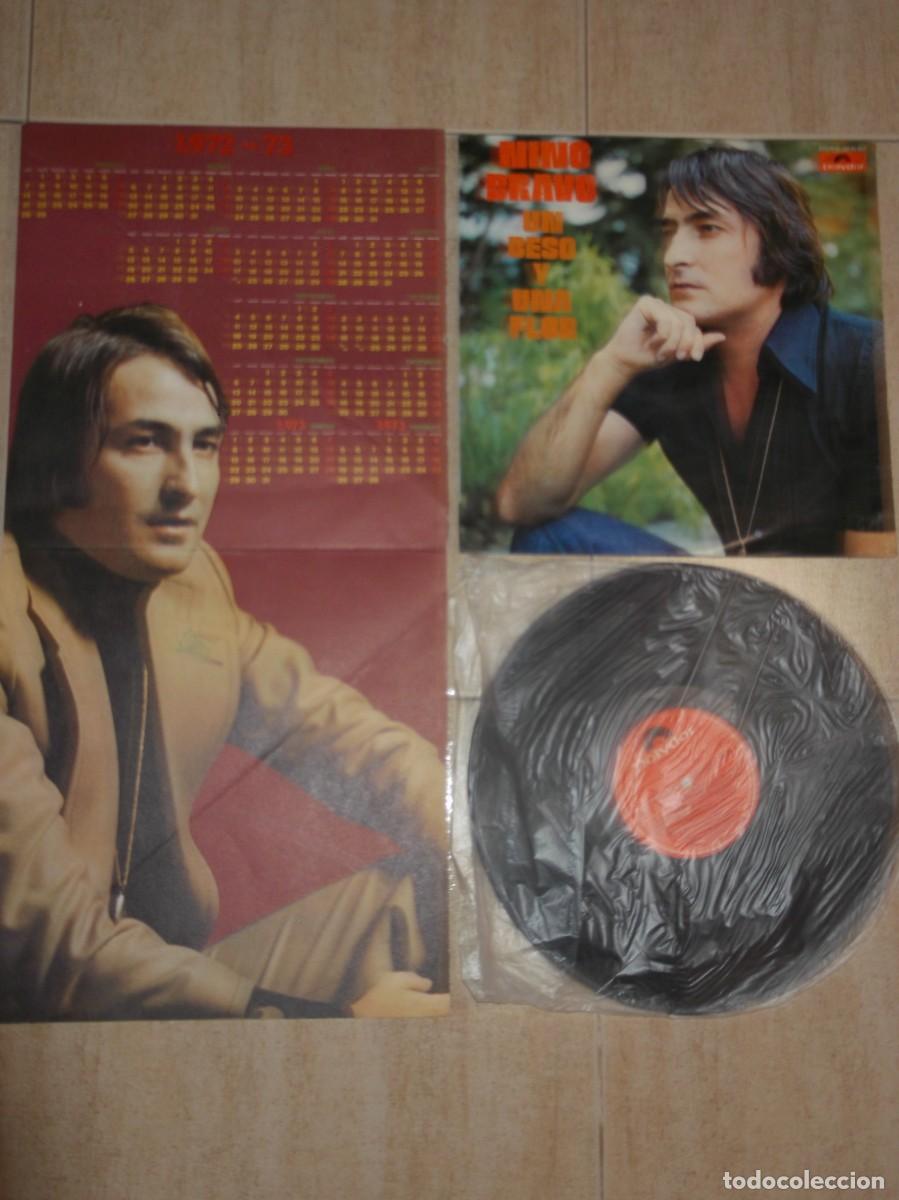 Discos de vinilo: Nino Bravo &ndash; Un Beso Y Una Flor LP + CALENDARIO 1972