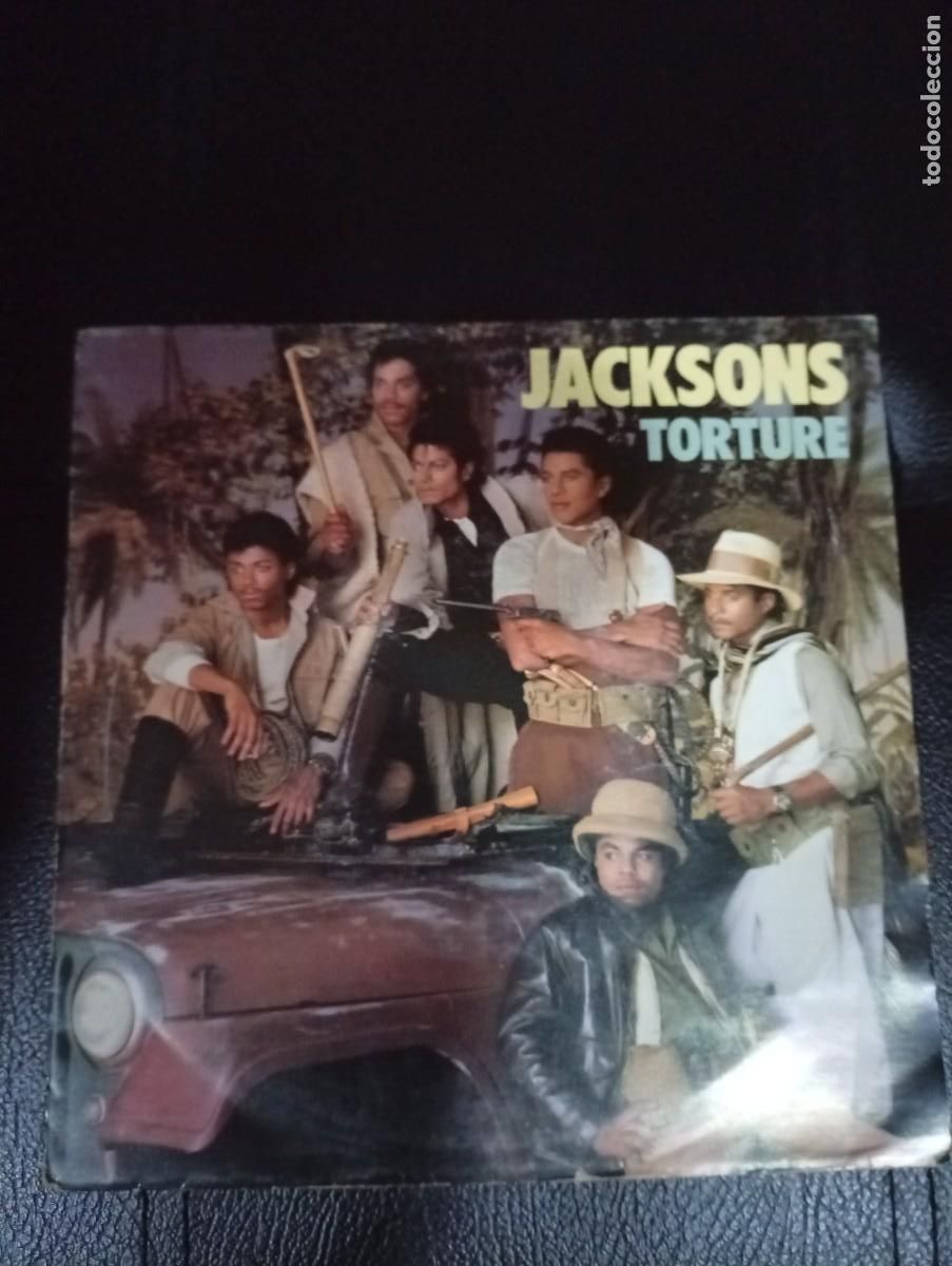 Discos de vinilo: JACKSONS TORTURE 7&rdquo; A&Ntilde;O &ndash; 1984 - Foto 1