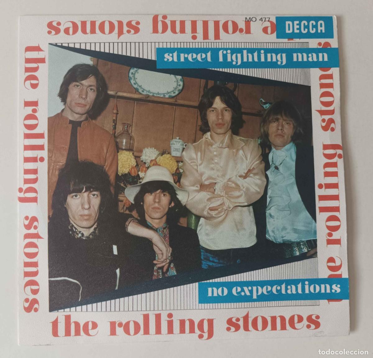 Discos de vinilo: THE ROLLING STONES 'Street Fighting Man / No Expectations' Vinilo 7&rdquo; single 1968 Edici&oacute;n SPAIN