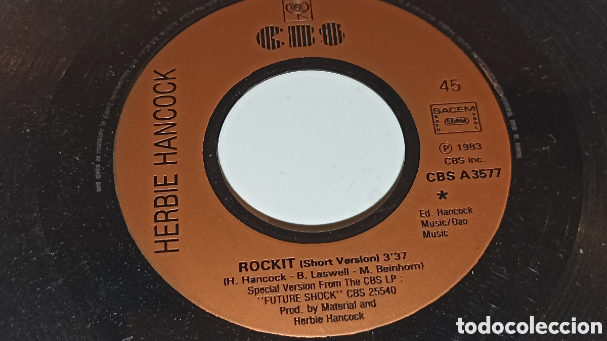 Discos de vinilo: HERBIE HANCOOK - ROCKIT / IDEM - Foto 4