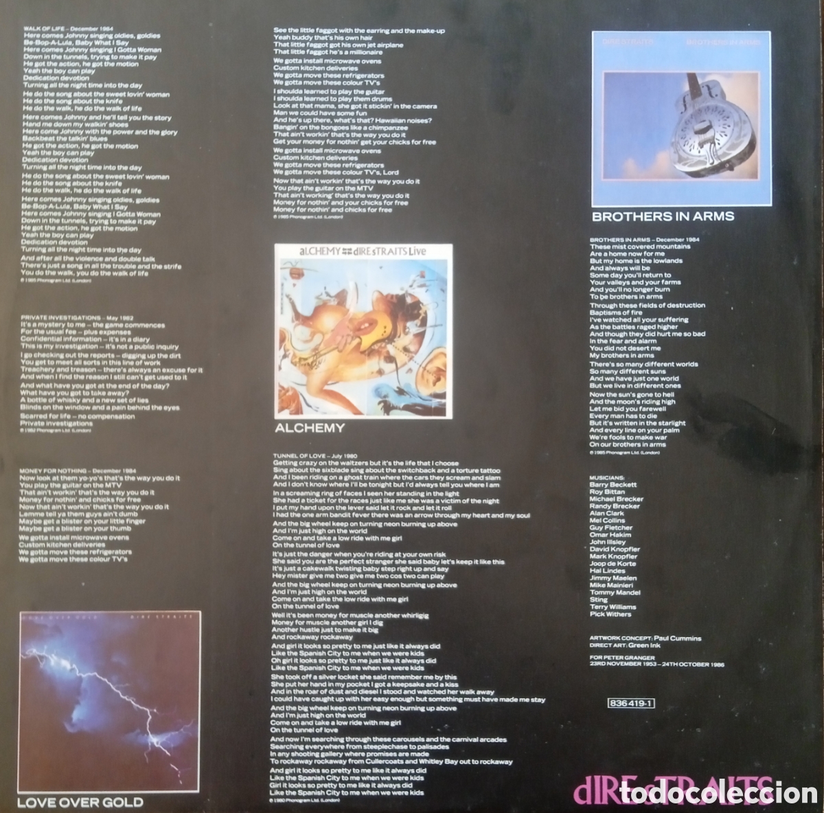 Discos de vinilo: Disco de vinilo Dire Straits - Foto 4