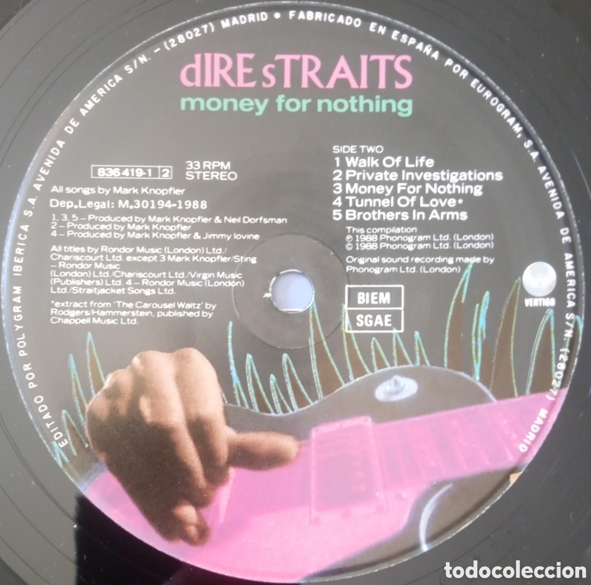 Discos de vinilo: Disco de vinilo Dire Straits - Foto 6