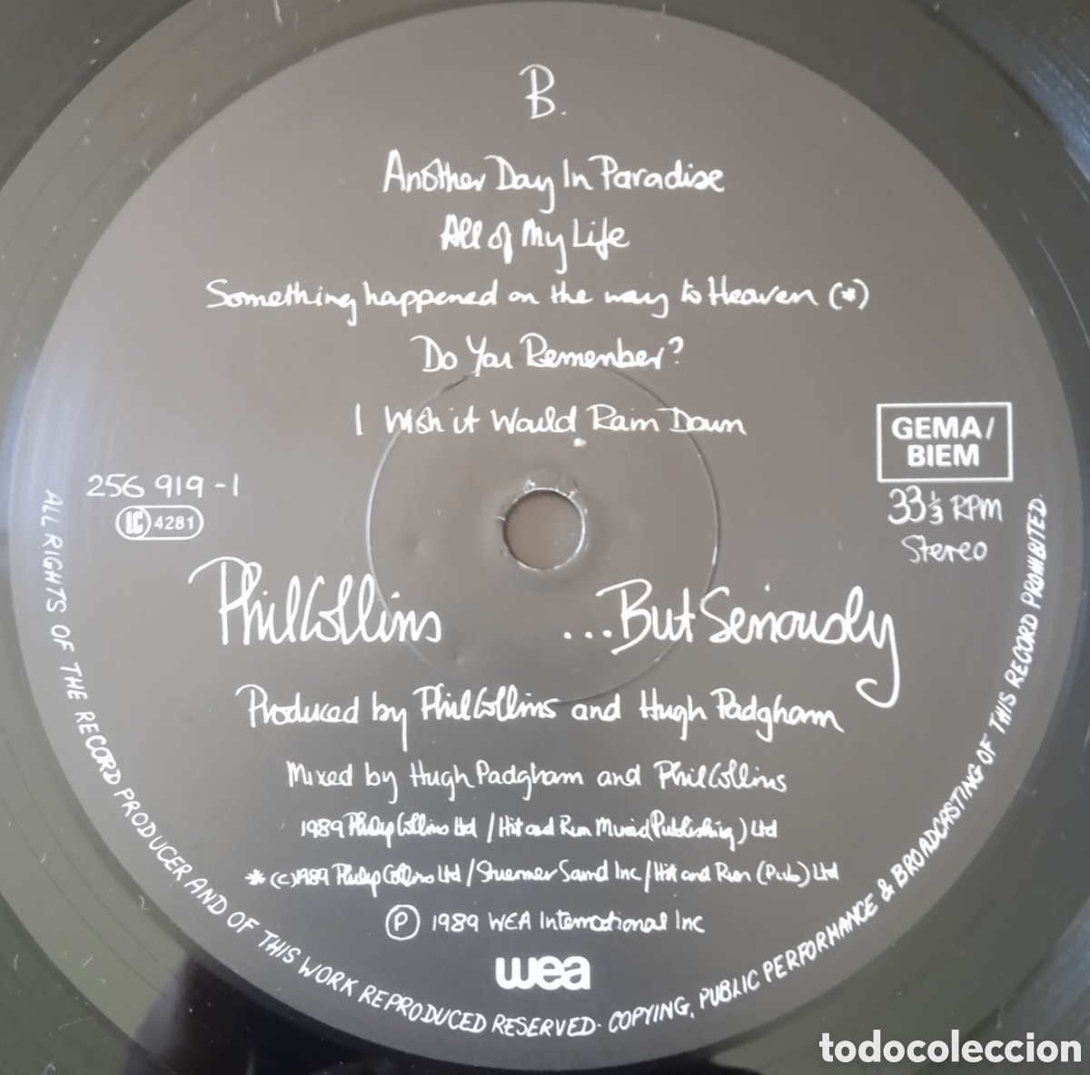 Discos de vinilo: Disco de vinilo Phil Collins - Foto 6