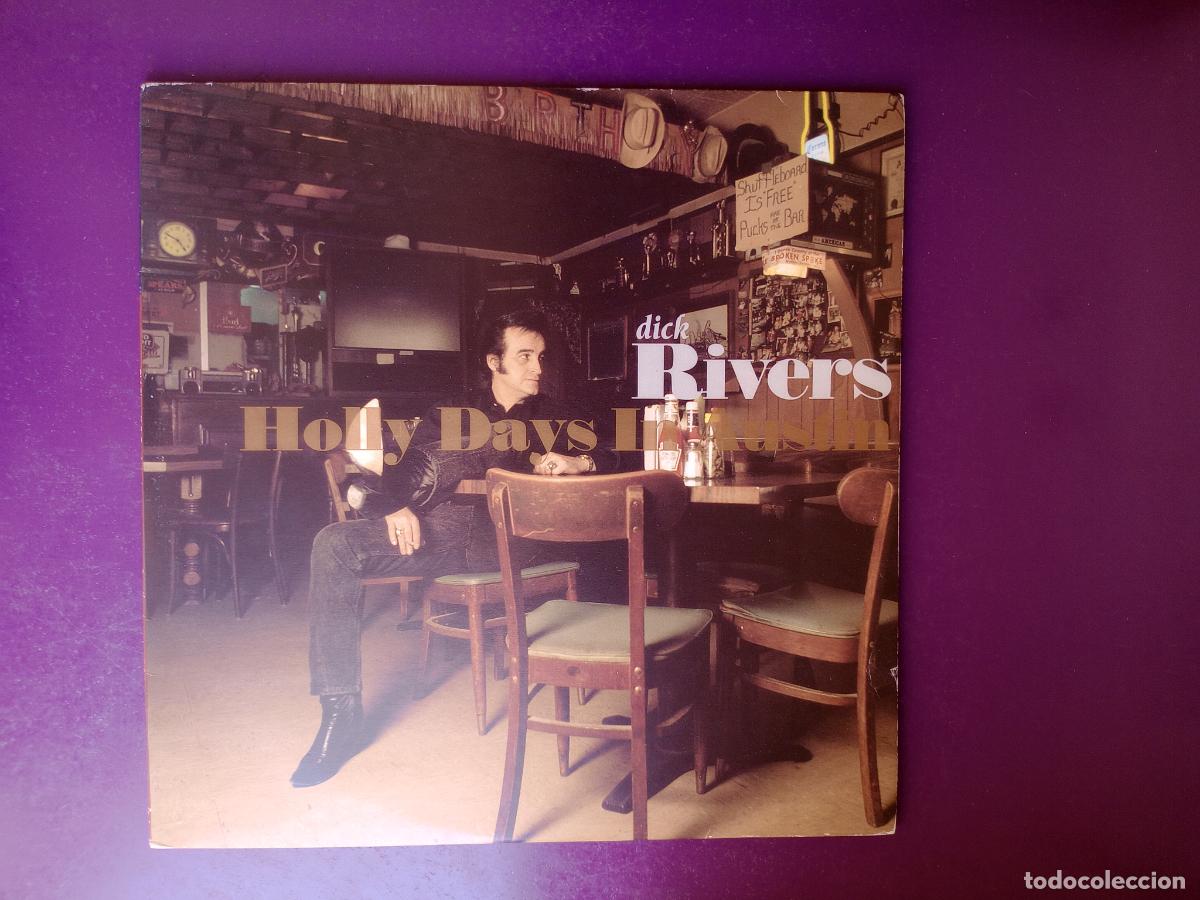 Discos de vinilo: Dick Rivers &lrm;&ndash; Holly Days In Austin - DOBLE LP NEW ROSE 1991 - ROCK N ROLL, ROCKABILLY