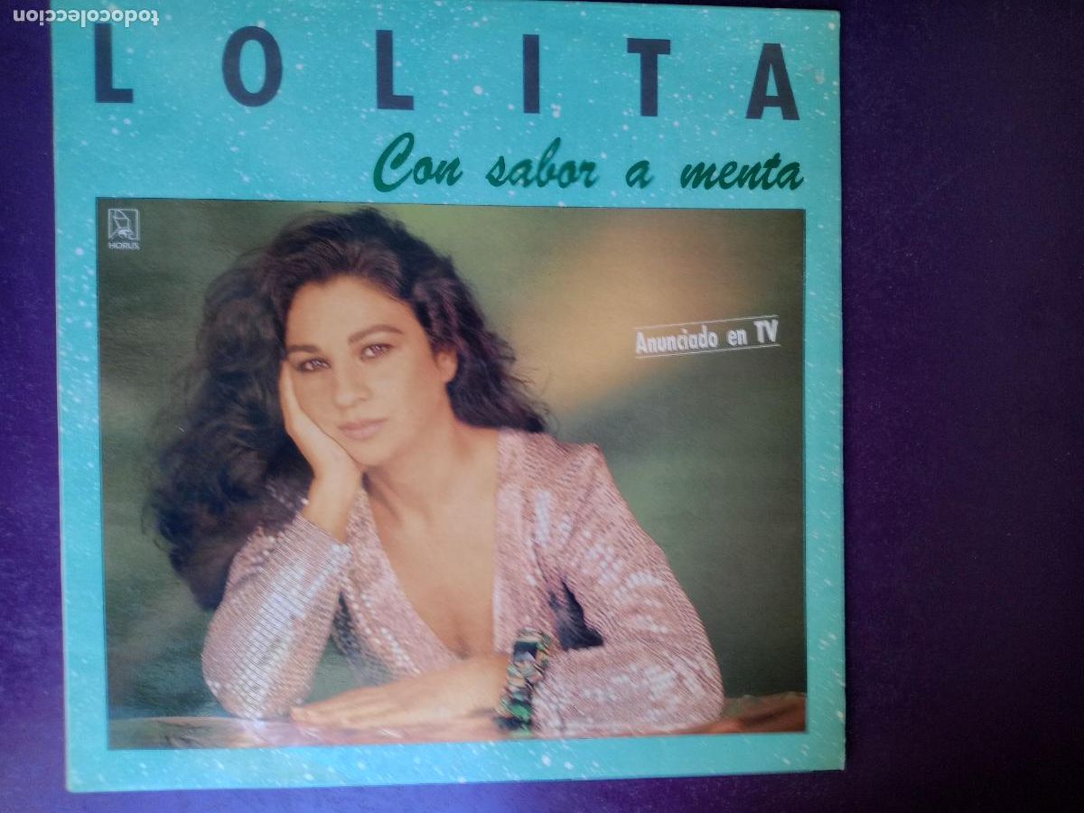 Discos de vinilo: Lolita &ndash; Con Sabor A Menta - LP HORUS 1992 - MELODICA GITANA POP