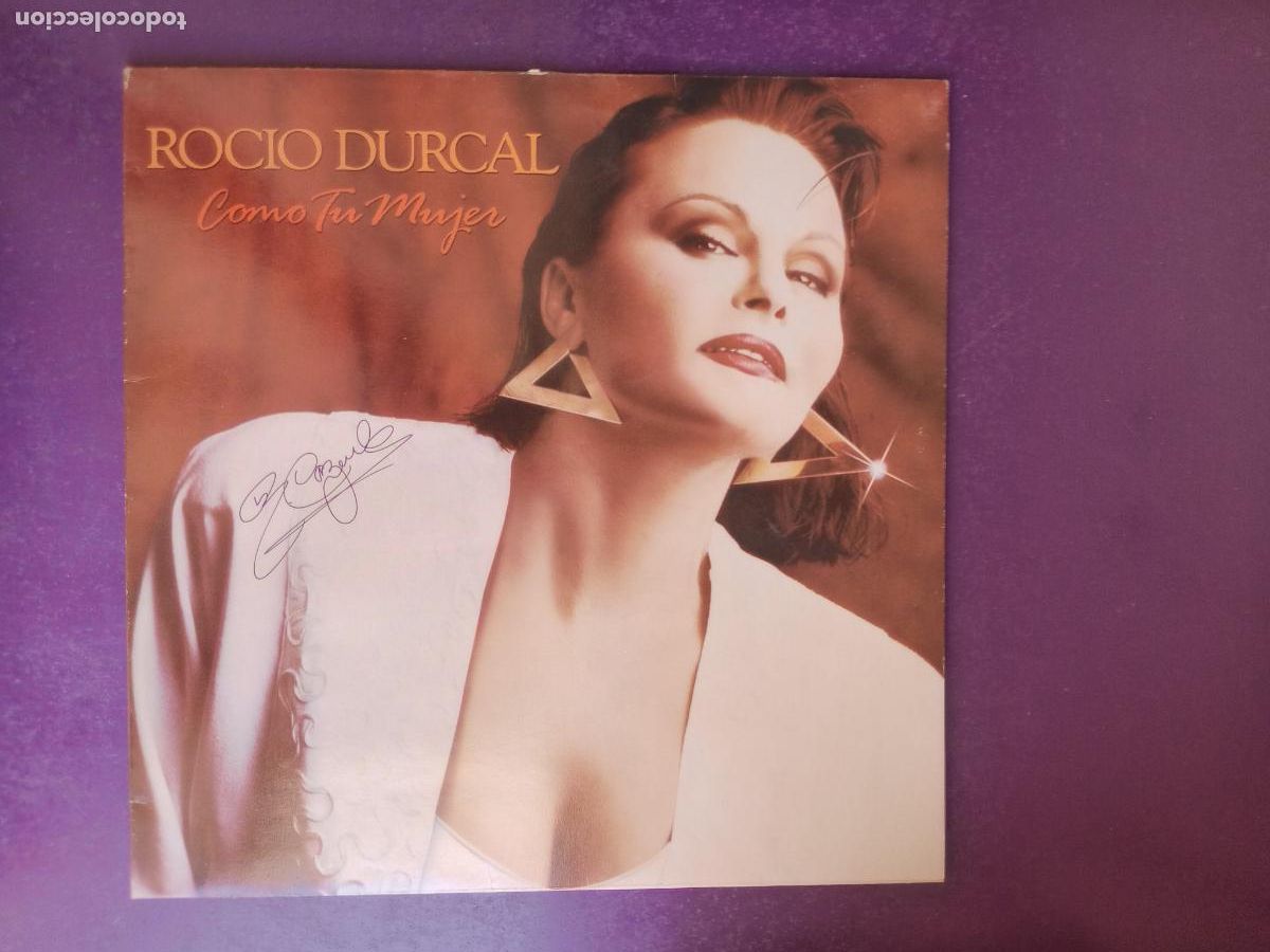 Discos de vinilo: Rocio Durcal - Como Tu Mujer - LP ARIOLA 1988 - BALADA, RANCHERA - MARCO ANTONIO SOLIS