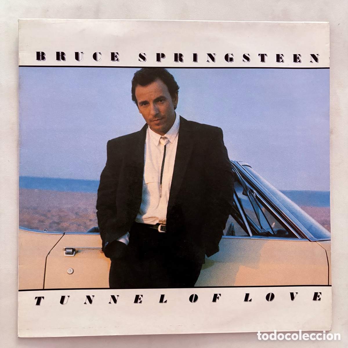 Discos de vinilo: lp Bruce Springsteen &ndash; Tunnel Of Love edicion espa&ntilde;ola de 1987