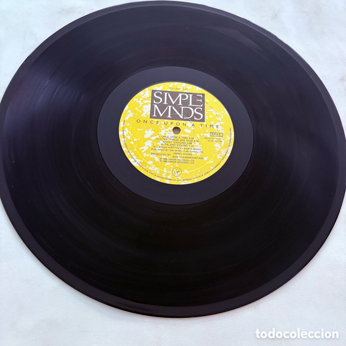 Discos de vinilo: lp Simple Minds &ndash; Once Upon A Time edicion espa&ntilde;ola de 1985 - Foto 5