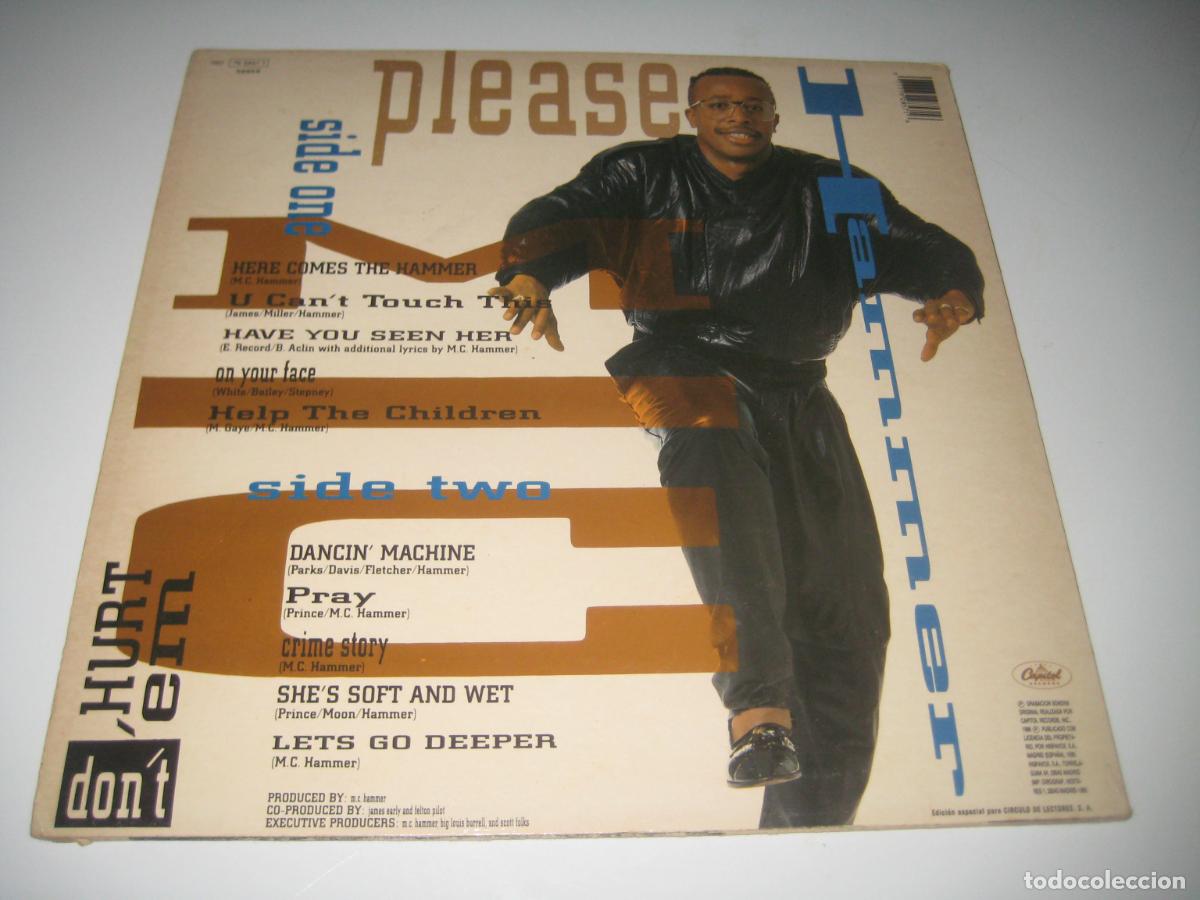 Discos de vinilo: MC Hammer - Please Hammer don&acute;t hurt &acute;em LP - Foto 2
