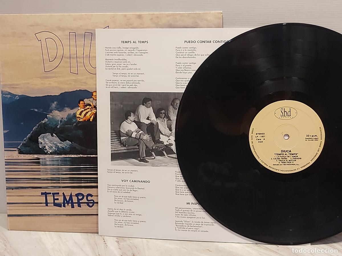 Discos de vinilo: DIUCA | TEMPS AL TEMPS | LP-SBD RECORDS 1993 | MBC. ***ENCARTE