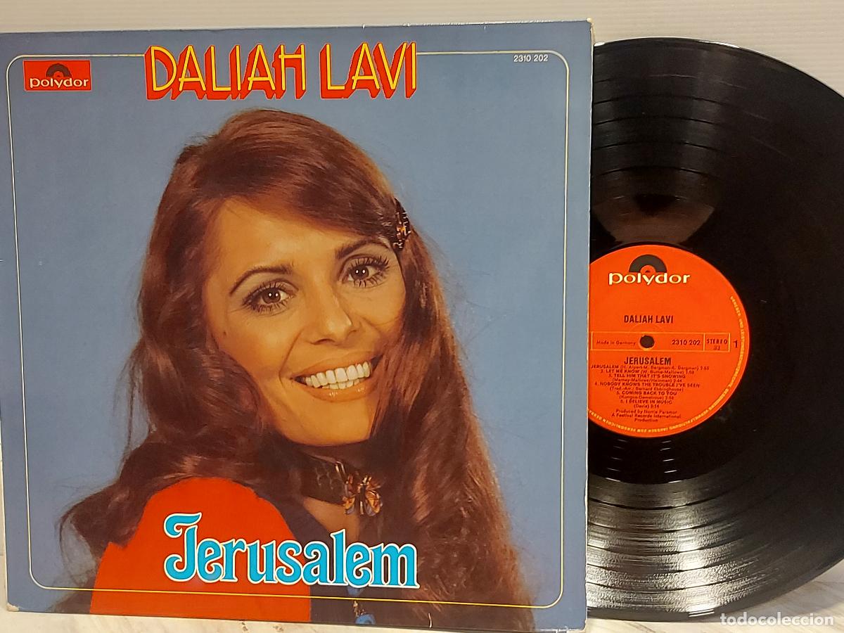 Discos de vinilo: DALIAH LAVI &ndash; JERUSALEM | LP | POLYDOR 2310 202 | GERMANY 1972 | MBC. ***