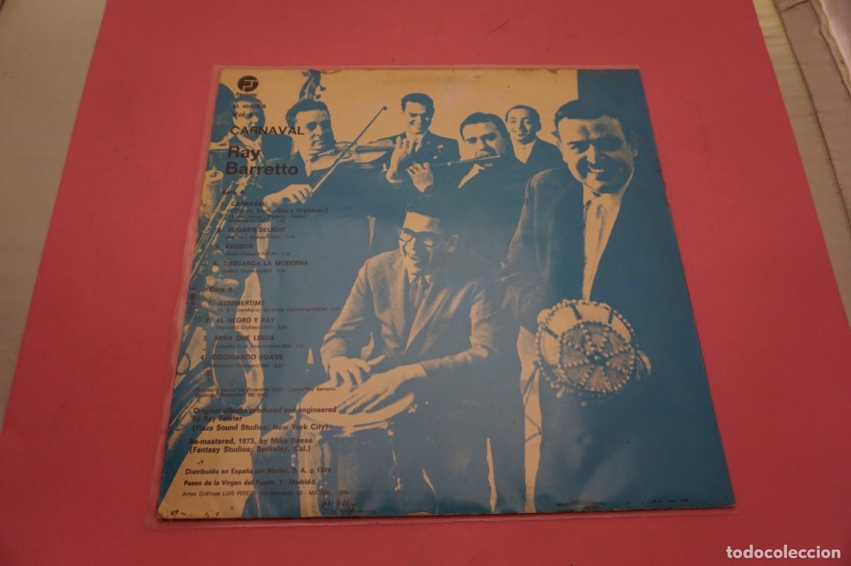 Discos de vinilo: LP - RAY BARRETO - CARNAVAL - VOL. 1 - DISCO COMO NUEVO - Foto 3