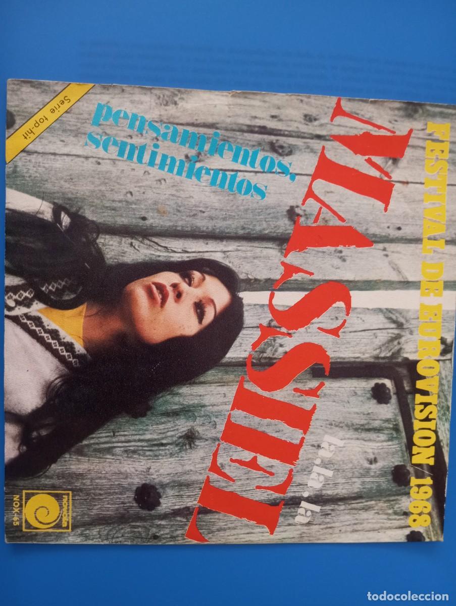 Discos de vinilo: MASSIEL, EUROVISI&Oacute;N 68, LALALA - Foto 2