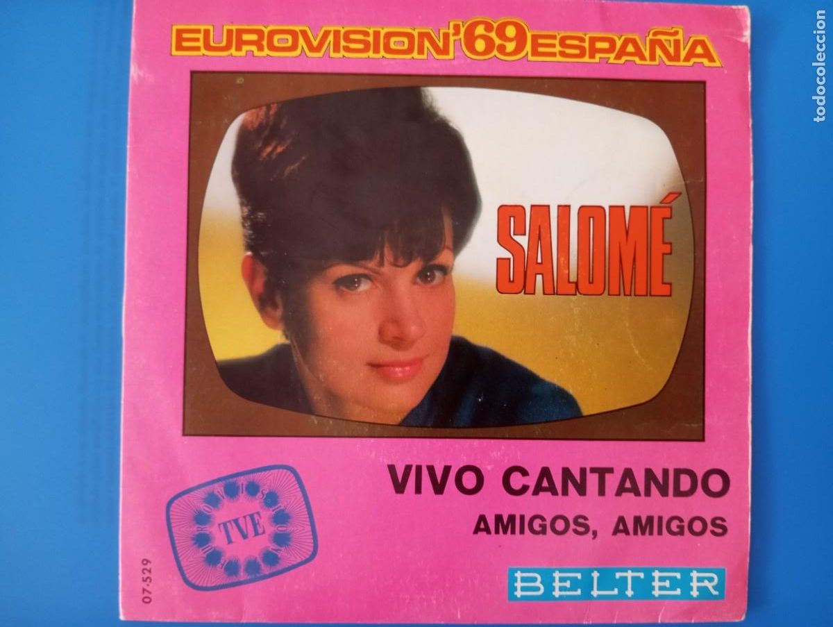 Discos de vinilo: SALOME, EUROVISI&Oacute;N 69, VIVO CANTANDO