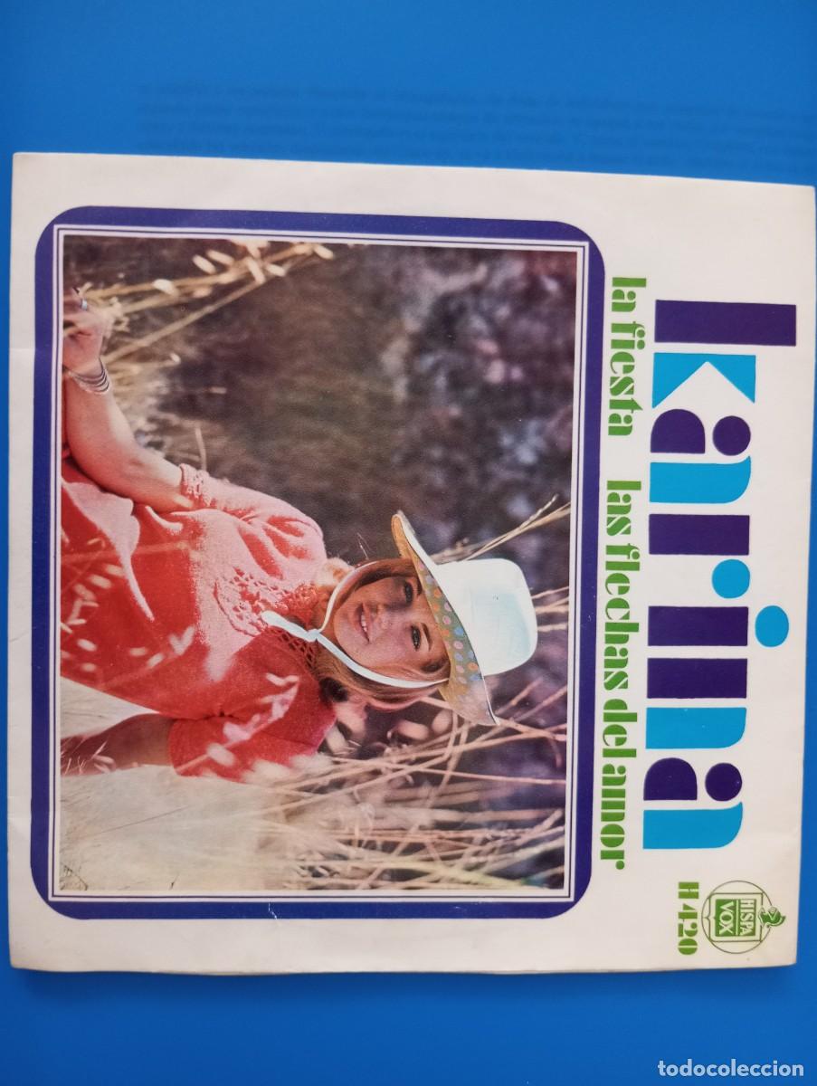 Discos de vinilo: KARINA, LA FIESTA, LAS FLECHAS DEL AMOR