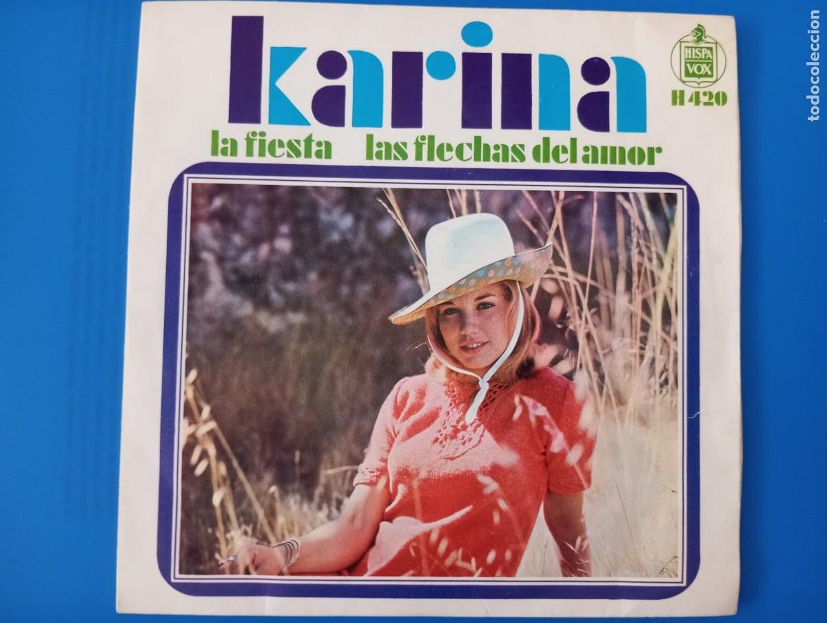 Discos de vinilo: KARINA, LA FIESTA, LAS FLECHAS DEL AMOR