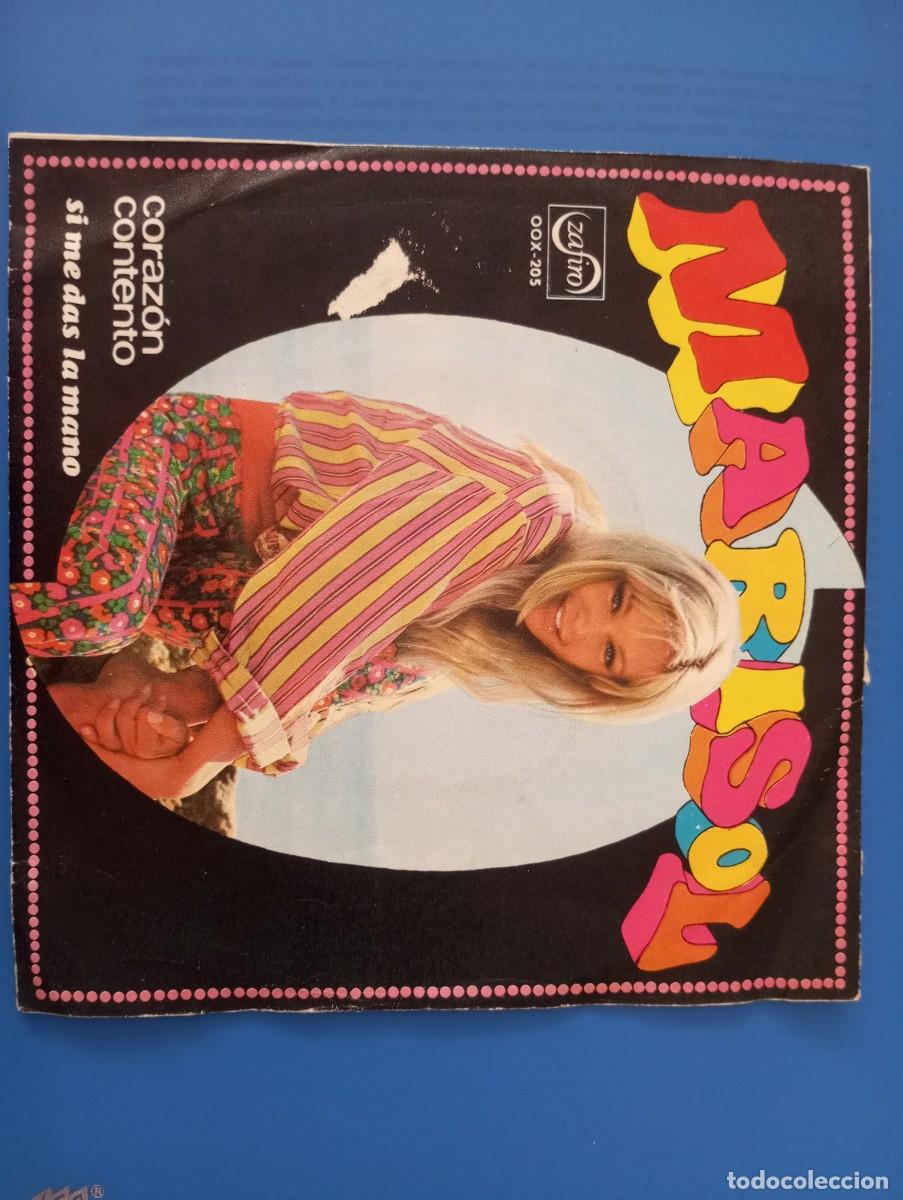 Discos de vinilo: MARISOL, CORAZ&Oacute;N CONTENTO, SI ME DAS LA MANO