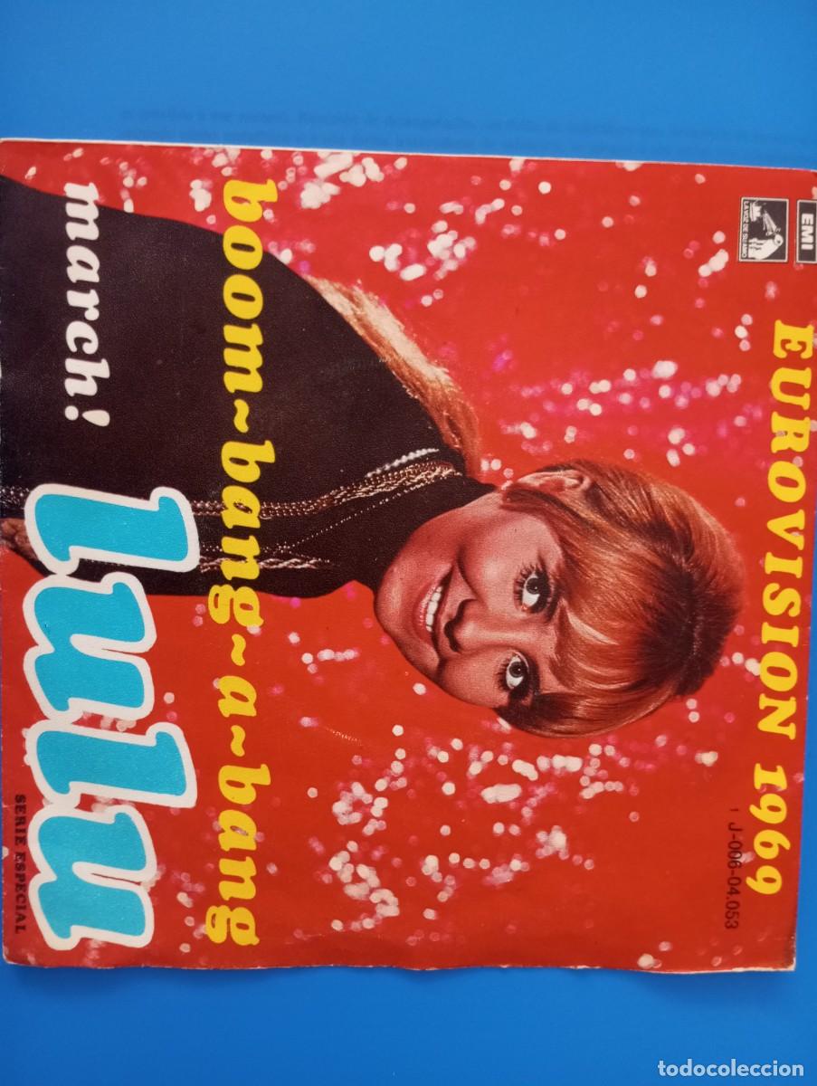 Discos de vinilo: LULU, EUROVISI&Oacute;N 69, BOOM BANG A BANG , MARCH, SINGLE DE VINILO