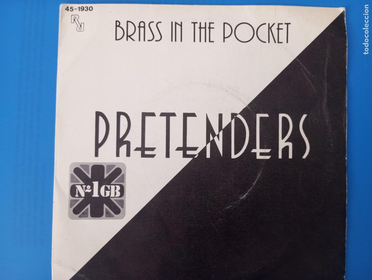 Discos de vinilo: PRETENDERS BRASS IN THE POCKET, SINGLE DE VINILO