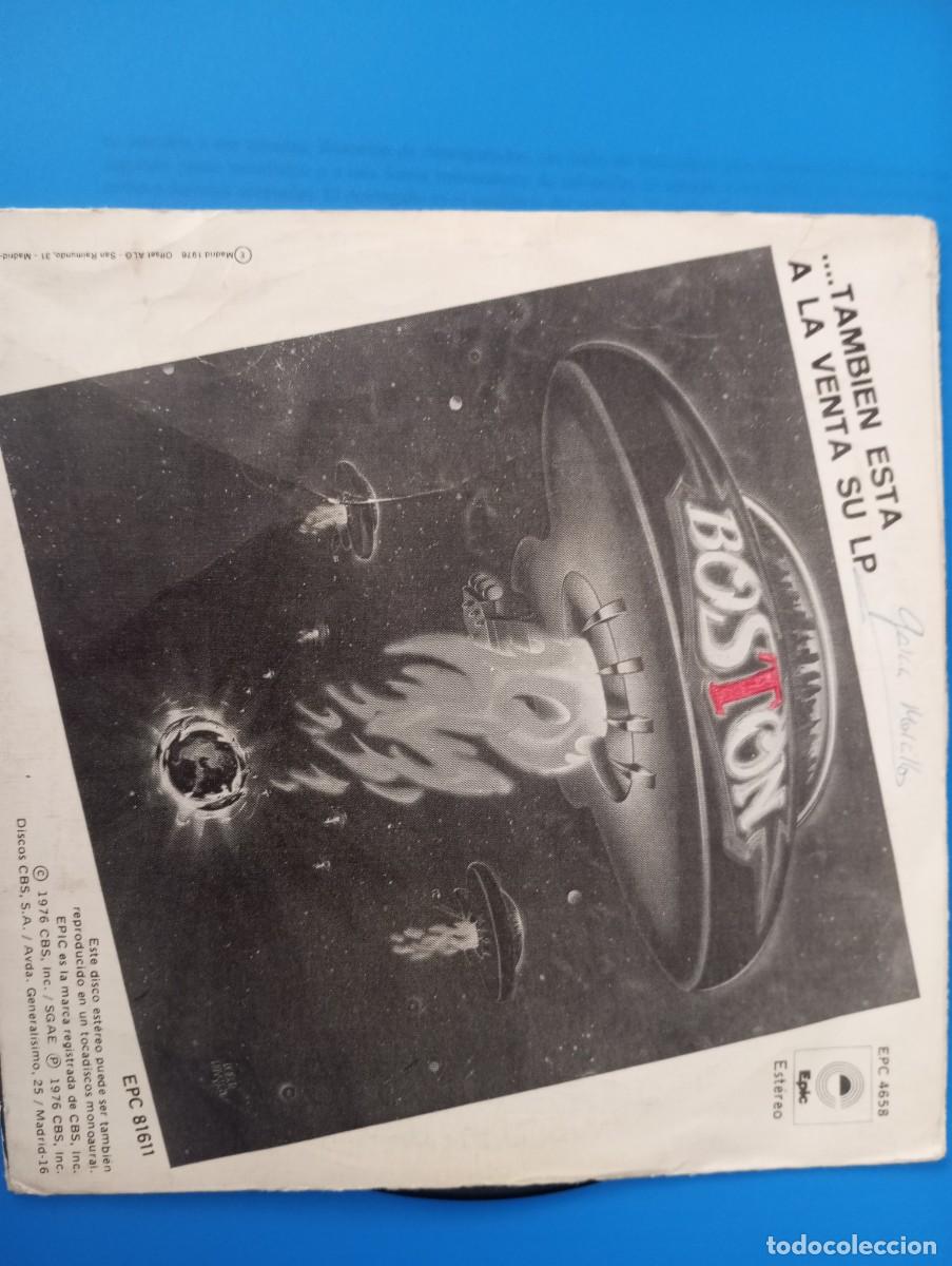 Discos de vinilo: BOSTON, MAS QUE UN SENTIMIENTO, SINGLE DE VINILO - Foto 2