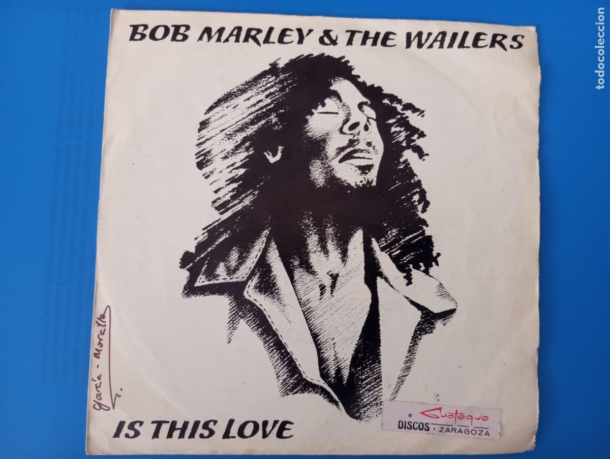 Discos de vinilo: BOB MARLEY, IS THIS LOVE, SINGLE DE VINILO