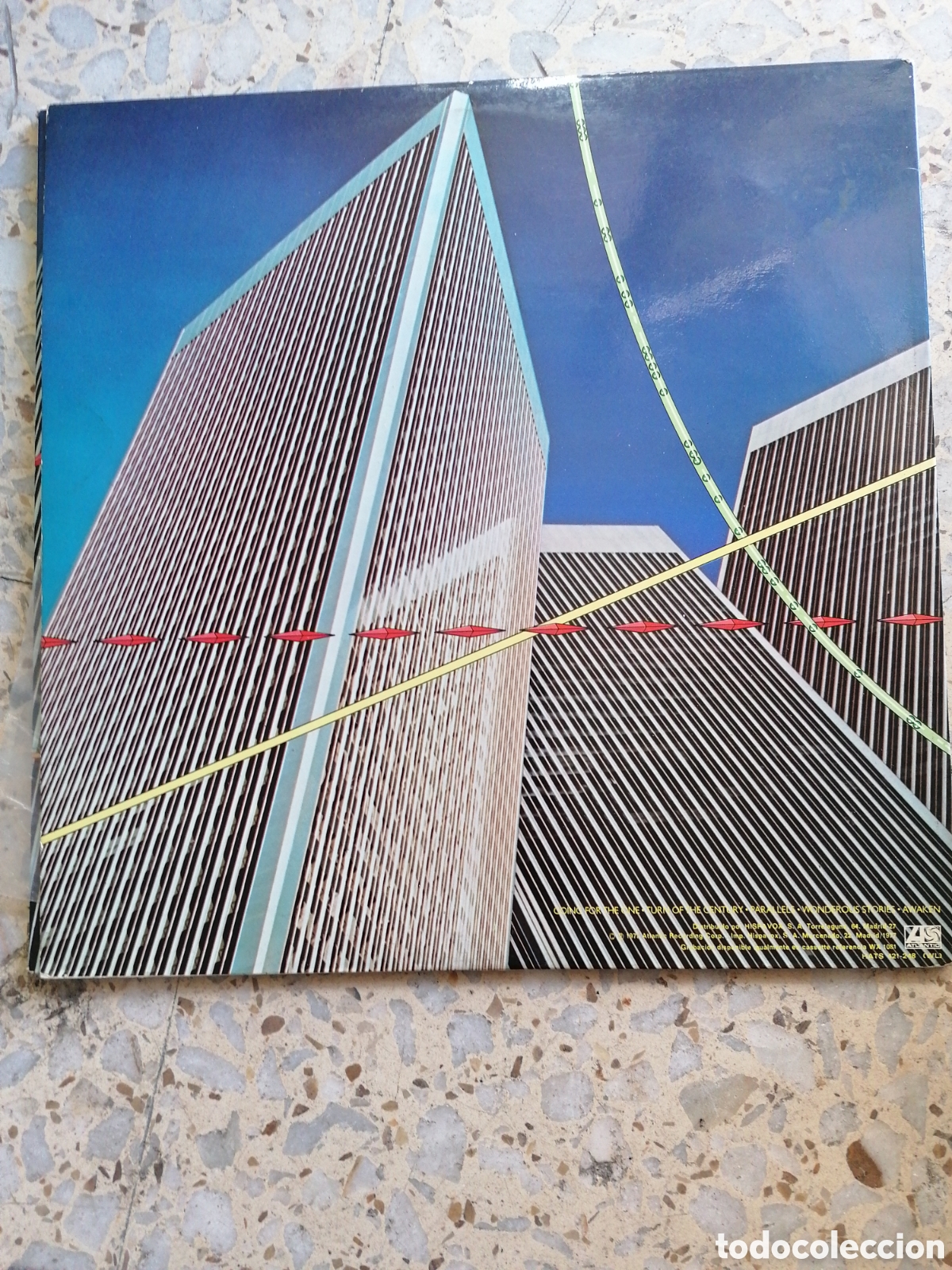 Discos de vinilo: LP YES GOING FOR THE ONE 1977 ESPA&Ntilde;A INSERT EX PORTADA DOBLE - Foto 2