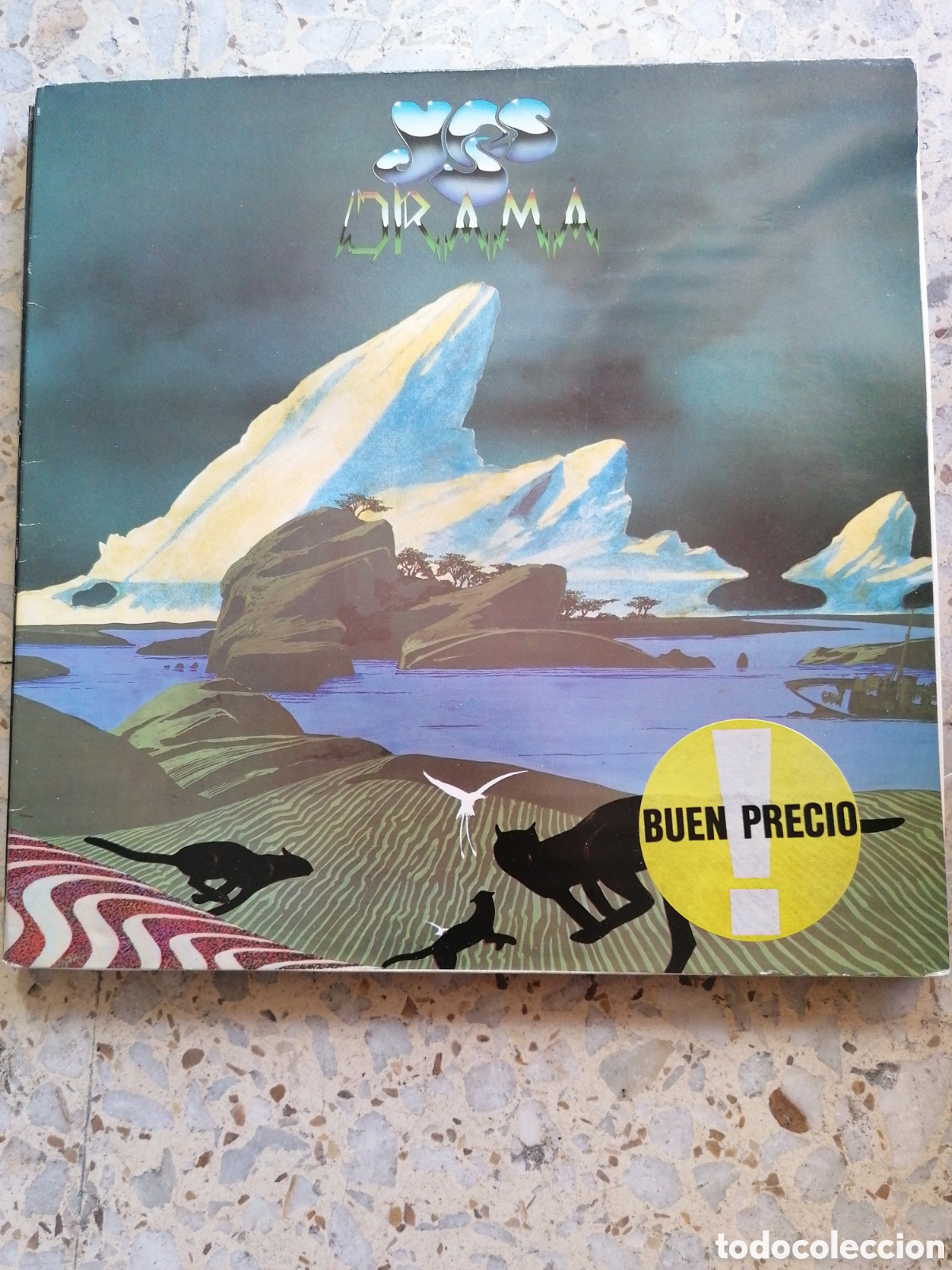 Discos de vinilo: LP YES DRAMA 1982 ESPA&Ntilde;A EX PORTADA DOBLE