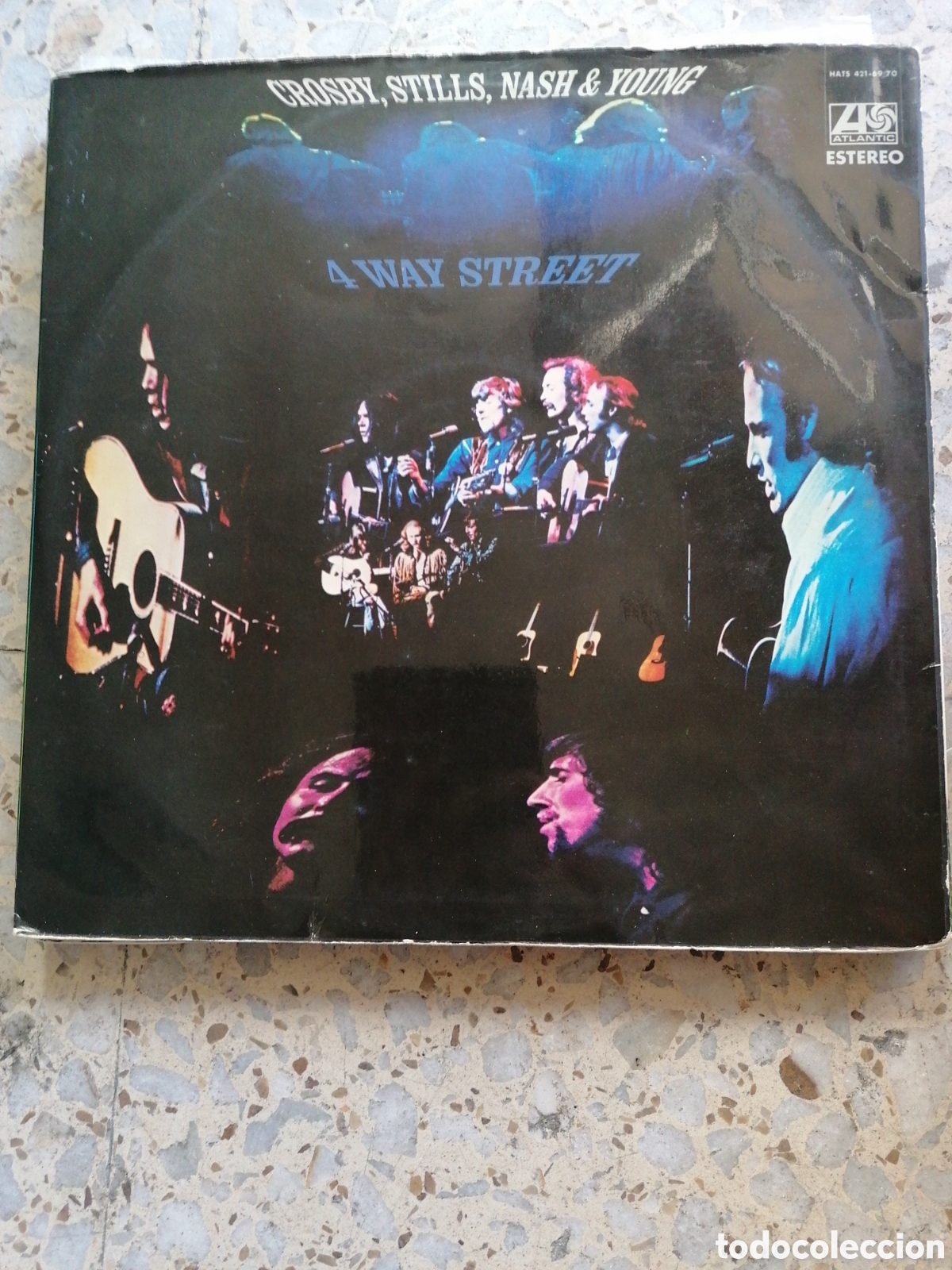 Discos de vinilo: 2 LP CROSBY STILLS NASH YOUNG 4 WAY STREET 1971 ESPA&Ntilde;A PORTADA DOBLE