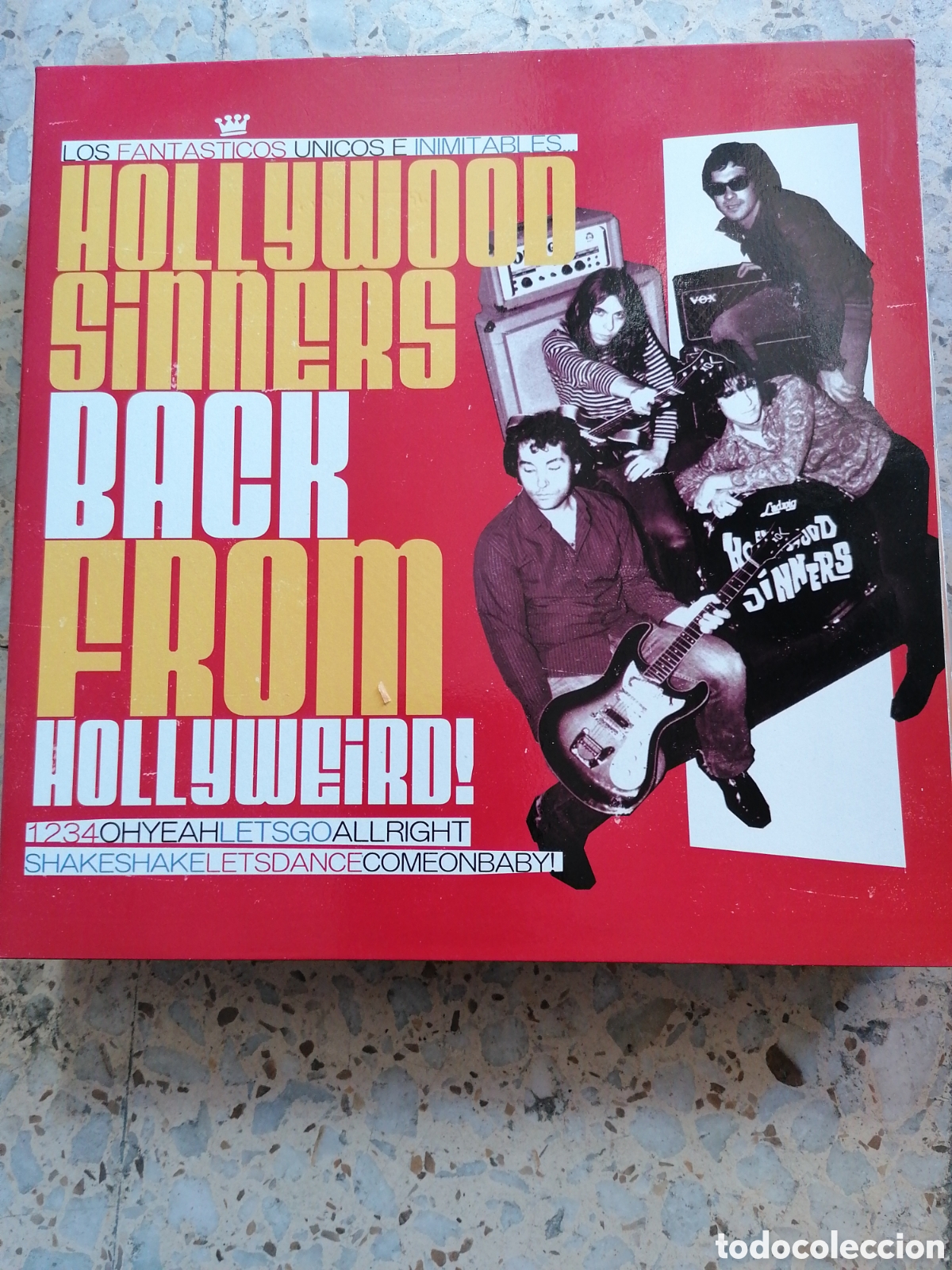 Discos de vinilo: LP HOLLYWOOD SINNERS BACK FROM HOLLYWEIRD 2003 ESPA&Ntilde;A PORTADA DOBLE NUEVO