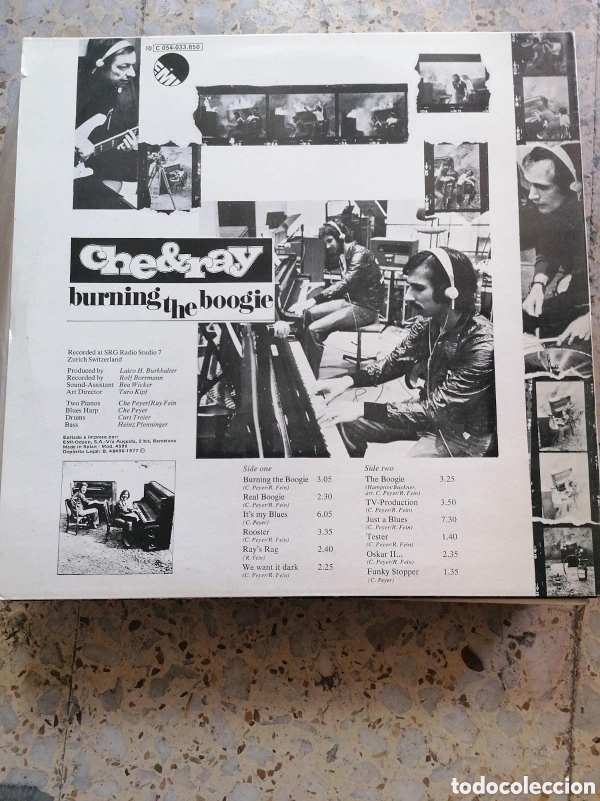 Discos de vinilo: LP CHE & RAY BURNING THE BOOGIE 1977 ESPA&Ntilde;A EX - Foto 2