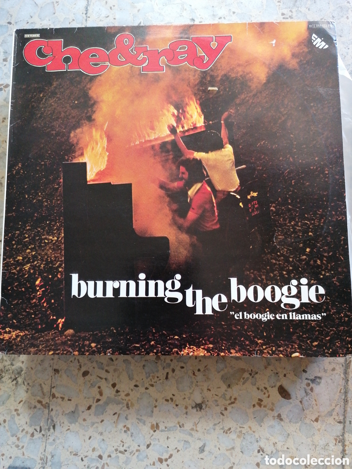 Discos de vinilo: LP CHE & RAY BURNING THE BOOGIE 1977 ESPA&Ntilde;A EX