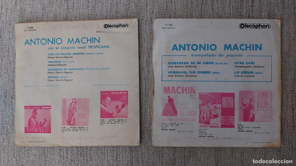 Discos de vinilo: Dos discos de vinilo formato EP de Antonio Mach&iacute;n - Foto 2
