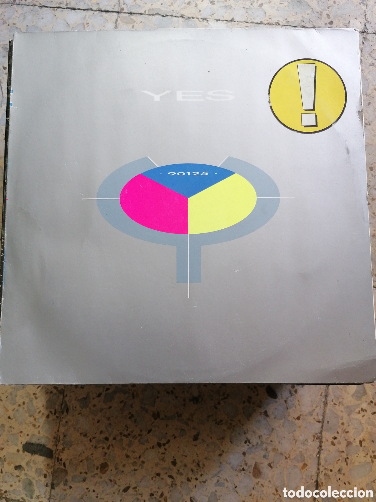 Discos de vinilo: LP YES 90125 UK INSERT