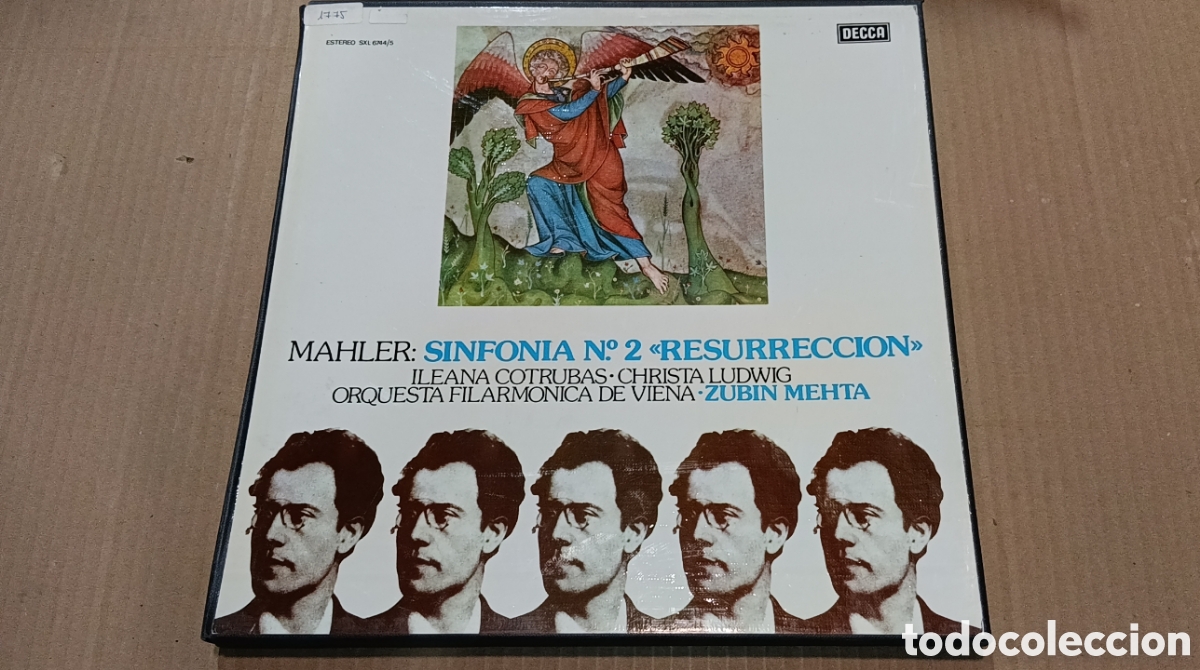 Discos de vinilo: MAHLER ZUBIN MEHTA SINFON&Iacute;A 2 RESURRECCI&Oacute;N DECCA
