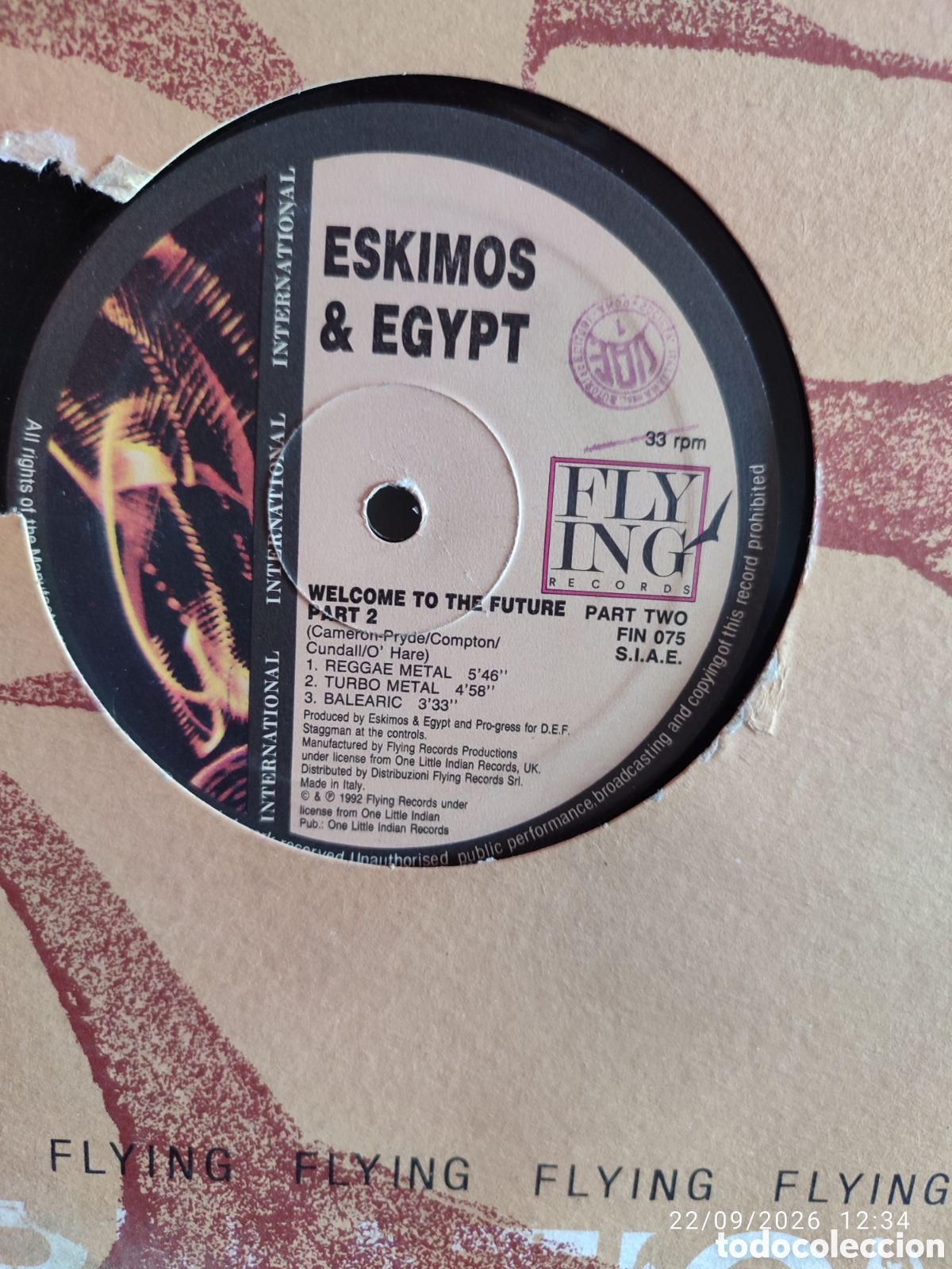 Discos de vinilo: Eskimos & Egypt &ndash; Welcome To The Future - Parts 1 & 2 - Foto 2