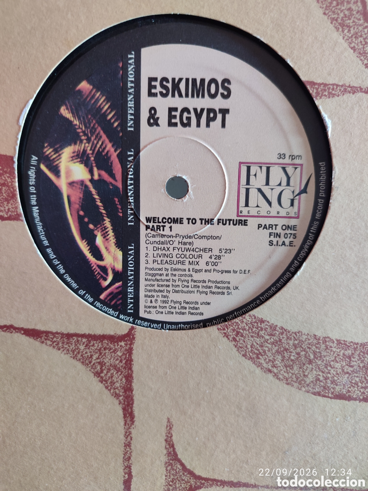Discos de vinilo: Eskimos & Egypt &ndash; Welcome To The Future - Parts 1 & 2 - Foto 3