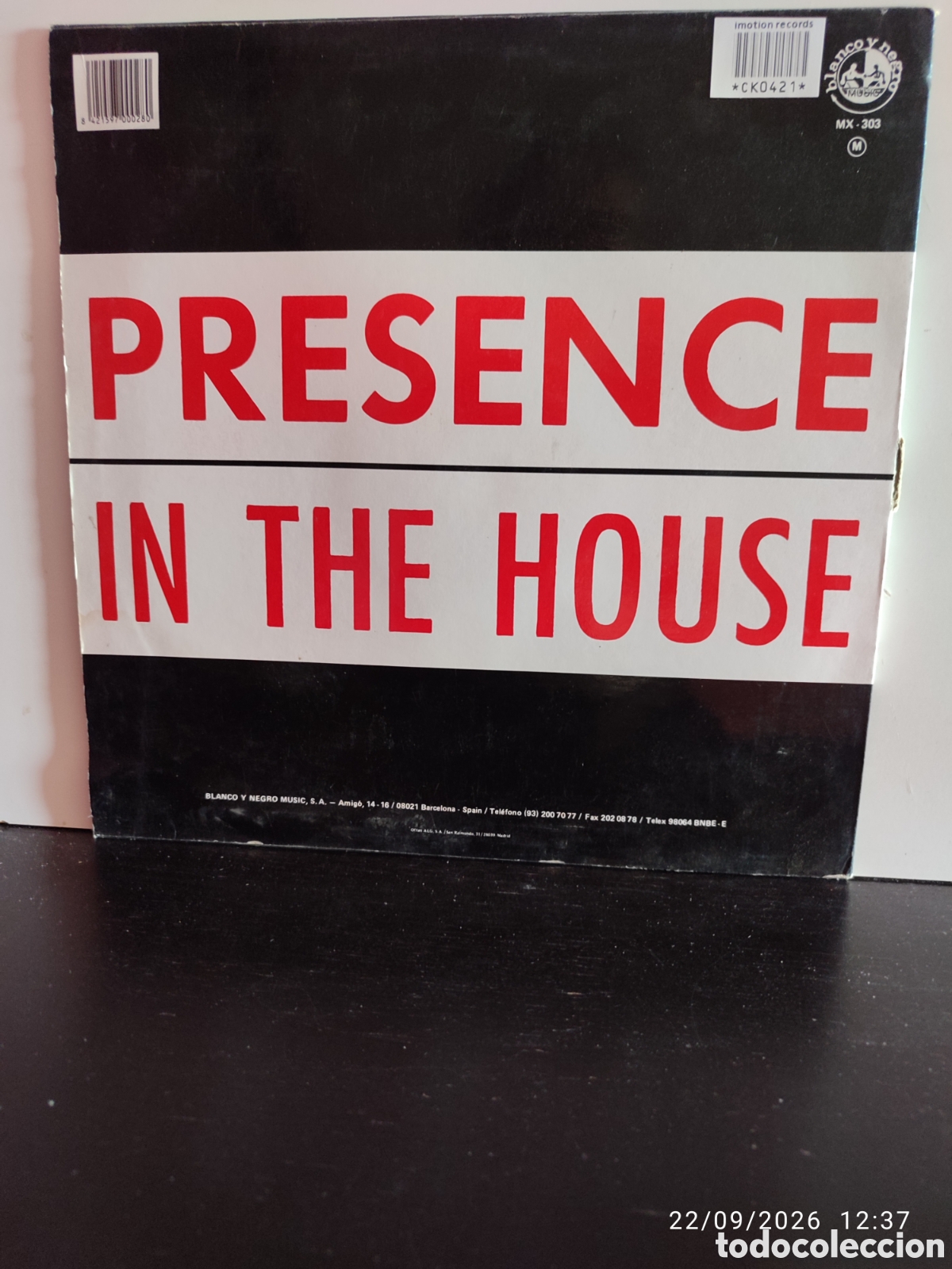 Discos de vinilo: Presence &ndash; Presence In The House - Foto 2