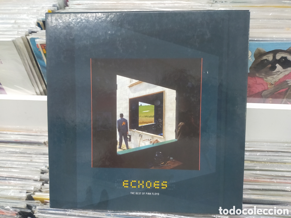 Discos de vinilo: Pink Floyd caja box con 4 lp's ecxoes the BEST of Pink Floyd 2001