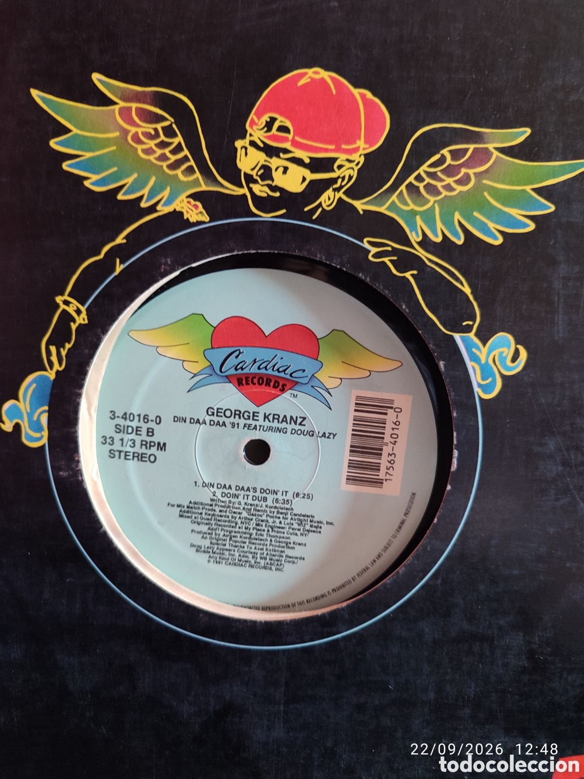 Discos de vinilo: George Kranz Featuring Doug Lazy &ndash; Din Daa Daa 91 - Foto 3