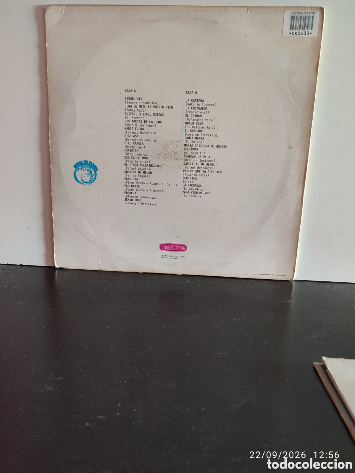 Discos de vinilo: La Alegre Banda &ndash; Nuestro Cha Cha Cha (Sin Pausa) - Foto 2