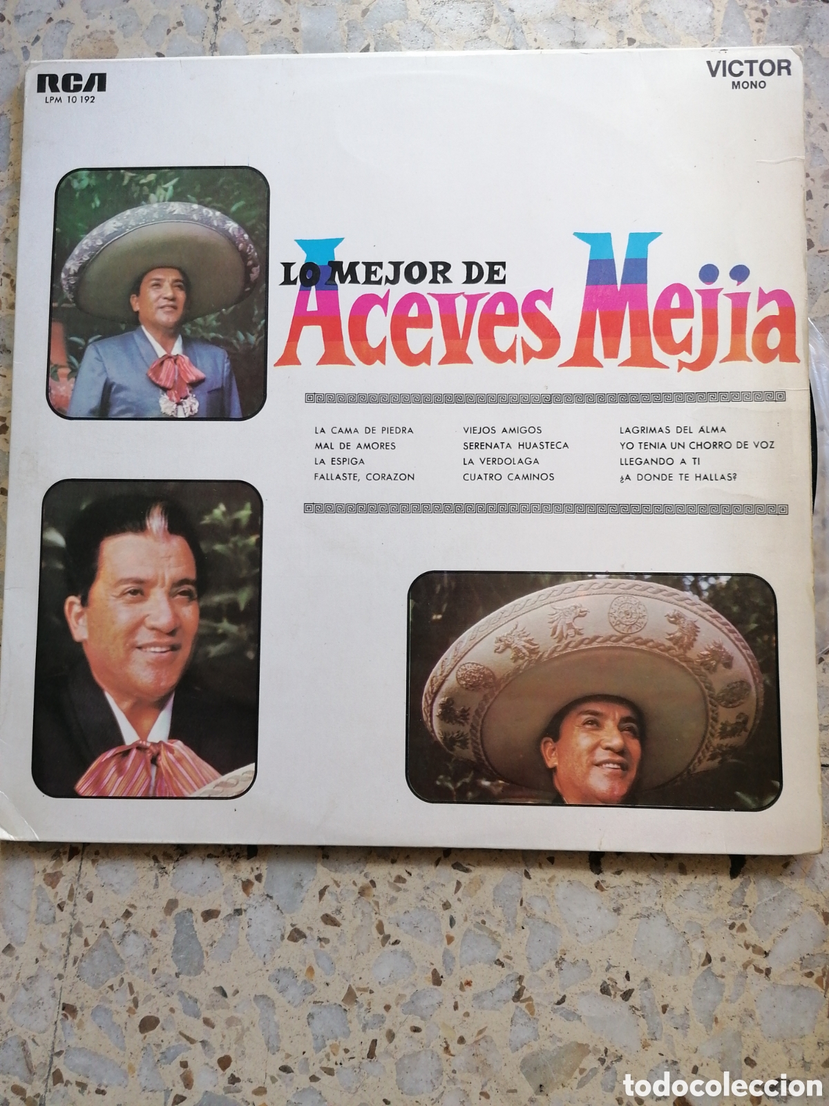 Discos de vinilo: LP ACEVES MEJIA LO MEJOR 1962 ESPA&Ntilde;A