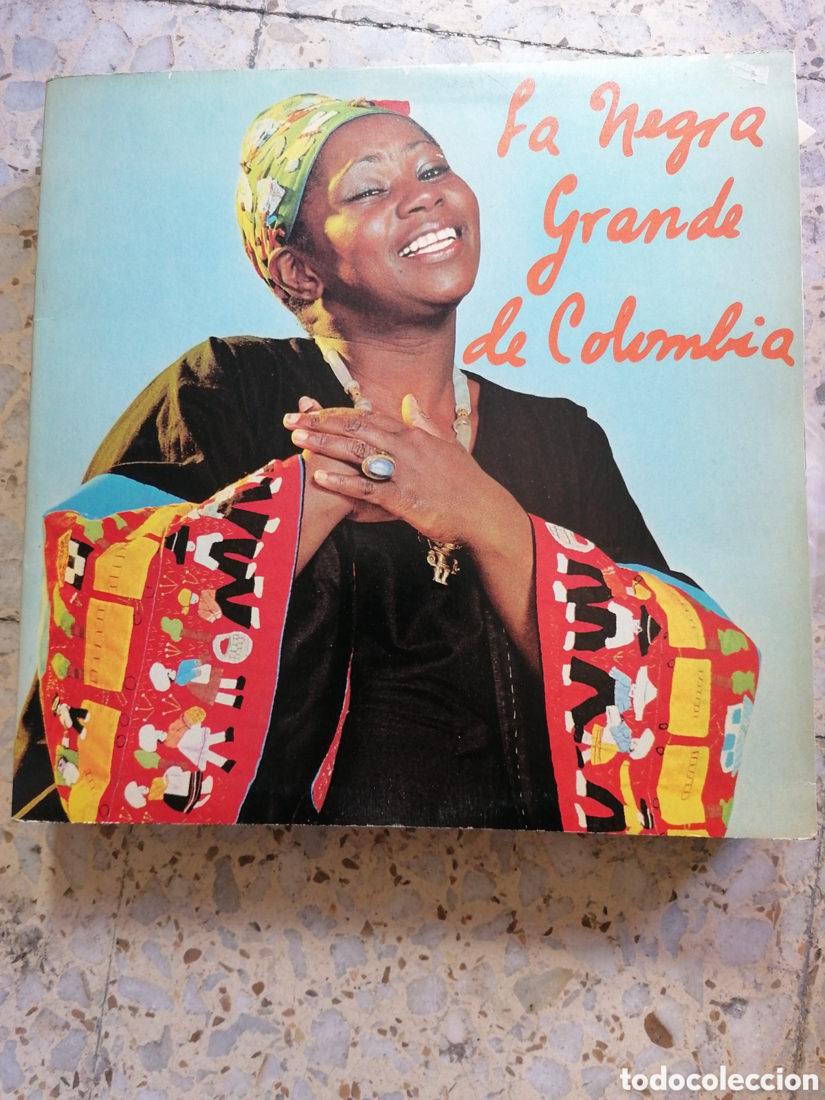 Discos de vinilo: LP LA NEGRA GRANDE DE COLOMBIA LEONOR GONZALEZ MINA 1976 COLOMBIA PORTADA DOBLE firmado cantante
