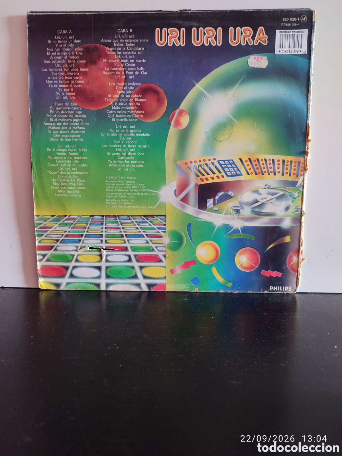 Discos de vinilo: Alfredo y Sus Amigos &ndash; Uri Uri Ura - Foto 2