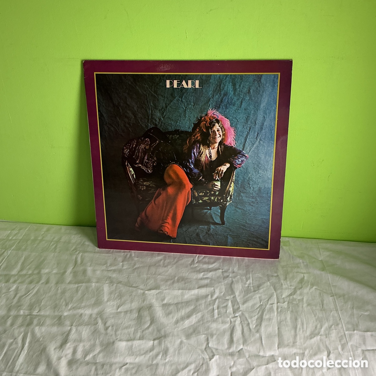 Discos de vinilo: Janis Joplin &ndash; Pearl &ndash; LP CBS 32064 &ndash; Vinilo original